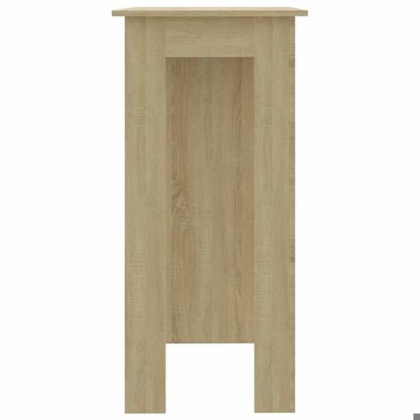 Barbord - EKSKLUSIV HUS - Sonoma eg - 3 hylder - 102x50 cm - Spånplader