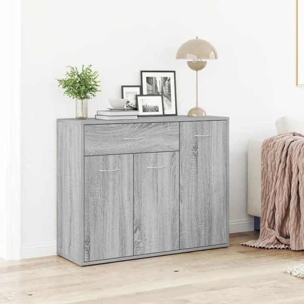 Maison Exclusive - Buffet Sonoma grå 88x30x70 cm Ingenjörsträ