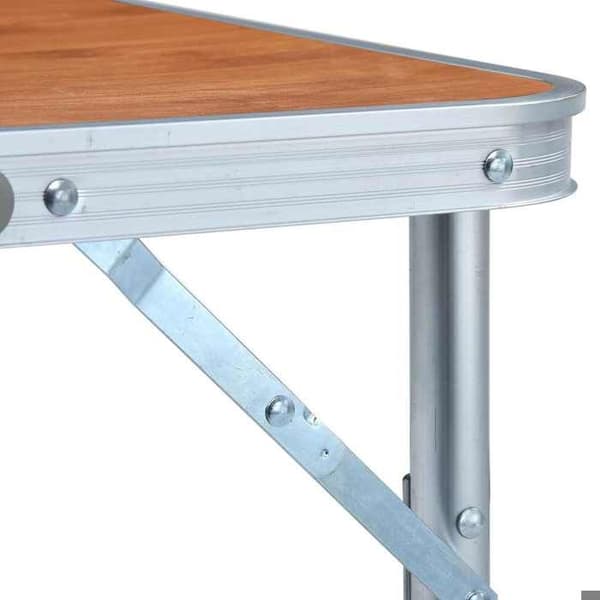 Maison Exclusive - Fällbord för camping Aluminium 60x45 cm