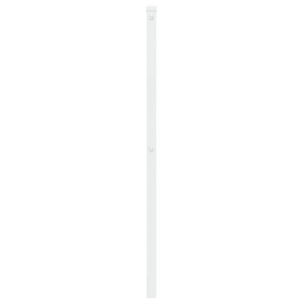 Maison Exclusive - Erstatnings hovedgærde metal hvid 100 cm