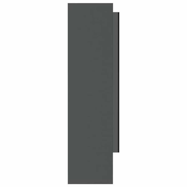 Maison Exclusive - Badeværelsesspejlskab 80x15x60 cm MDF Grå