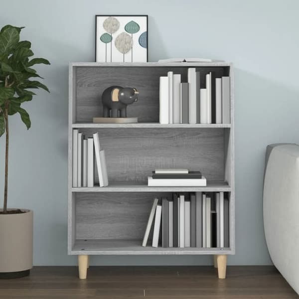 Maison Exclusive - Buffé Sonoma grå 69,5x32,5x90 cm Ingenjörsträ