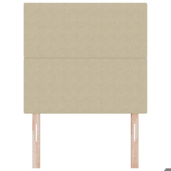 Maison Exclusive - Sänggavel Grå Grön Ljus 90 cm Tyg i ribbad sammet