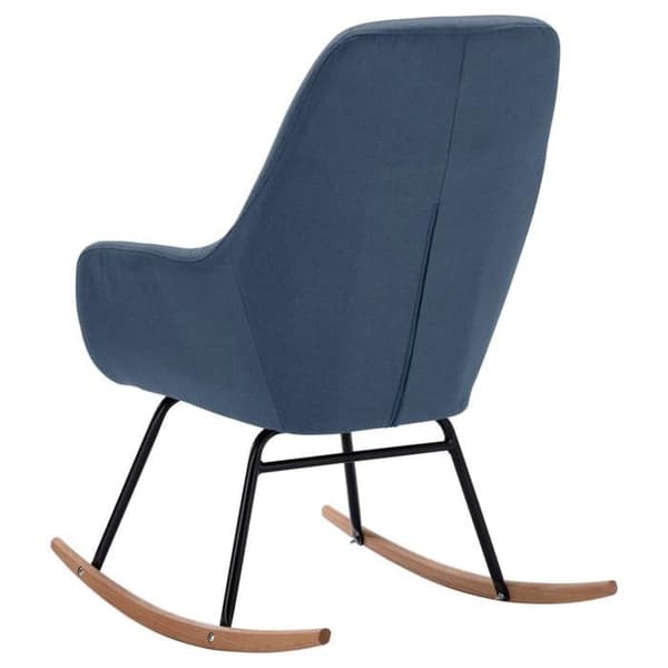 Maison Exclusive - Sininen kangas keinutuoli Blå