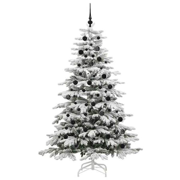 Kunstigt juletræ - EKSKLUSIV HUS - Ledede grene - 210 cm - Hvid - USB LED-belysning Vit