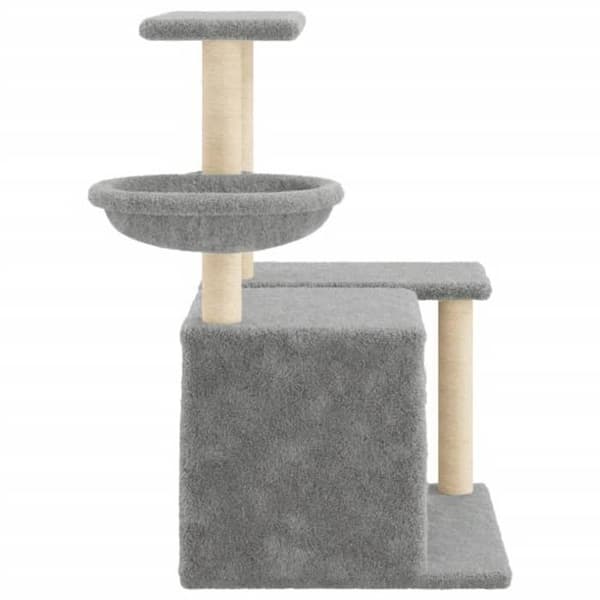 Maison Exclusive - Kattekradsetræ med sisal kløer Lys grå 83 cm Ljusgrått