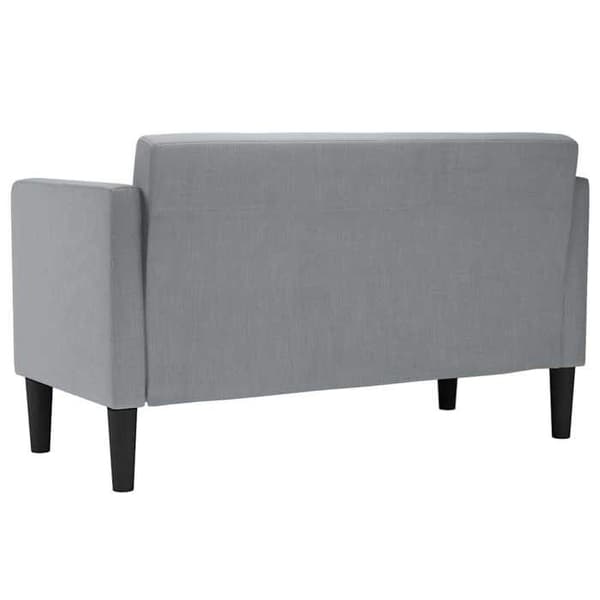 Maison Exclusive - Soffa två platser ljusgrå 111 cm i tyg