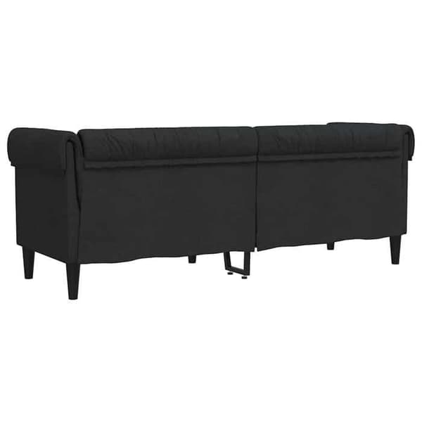 Maison Exclusive - Chesterfield sofa 3 pladser sort stof