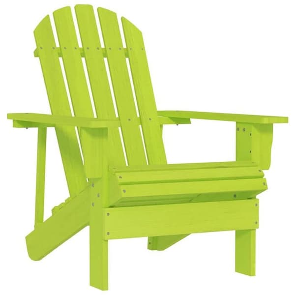 Maison Exclusive - Adirondack-stol i massiv granträ grön Grön