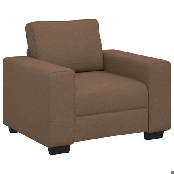 Maison Exclusive - Fåtölj soffa brun 100x77x82 cm i tyg brun