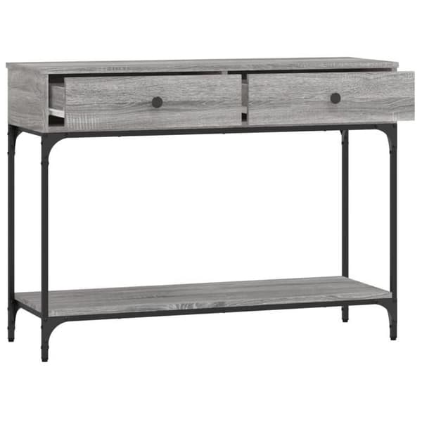 Maison Exclusive - Konsolbord sonoma grå 100x34,5x75 cm ingenjörsträ