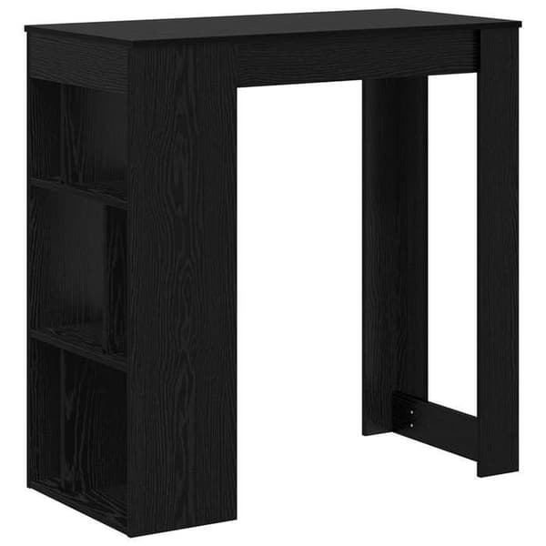 Barbord - EKSKLUSIV HUS - 102 x 50 x 103,5 cm - Ingeniørtræ - Sort - Nem montering