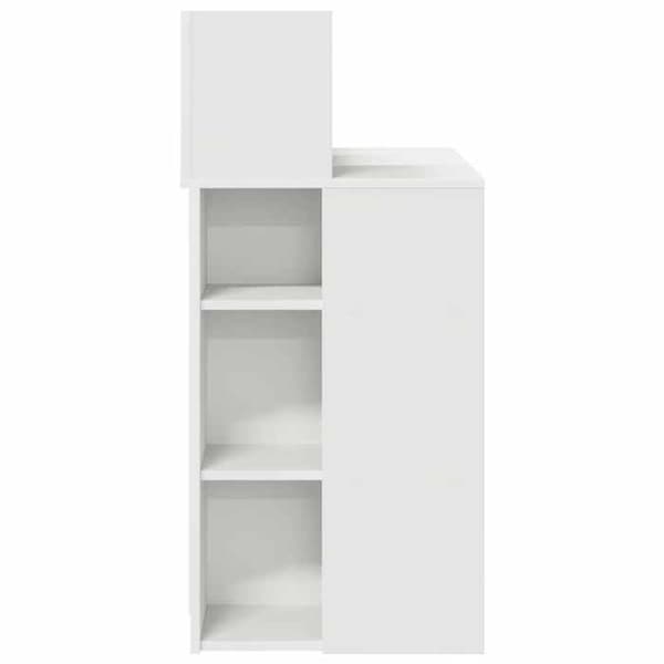 Maison Exclusive - Kontor Vit Ingenjörsträ 90 x 48 x 101,5 cm Vit