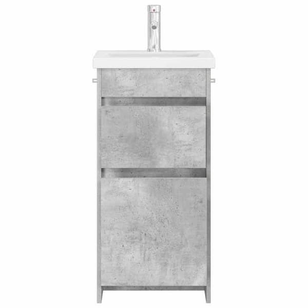 Maison Exclusive - Badeværelsesmøbel med vask Grå beton 42 x 40 x 84,5 cm