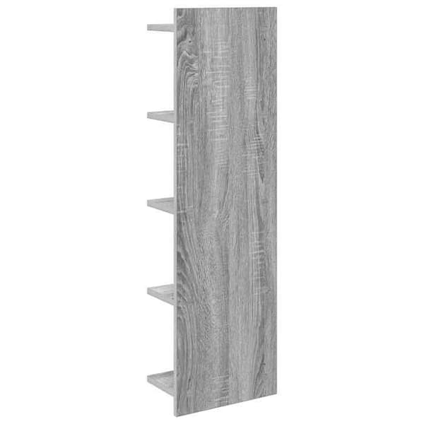 Maison Exclusive - Væghylde 2 stk Sonoma grå 30 x 15 x 100 cm