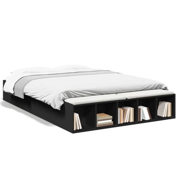 Maison Exclusive - Sengestel uden madras sort 150x200 cm