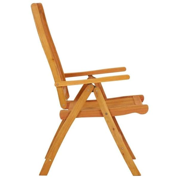 Maison Exclusive - 2 stk. sammenklappelige stole i massivt eucalyptus træ