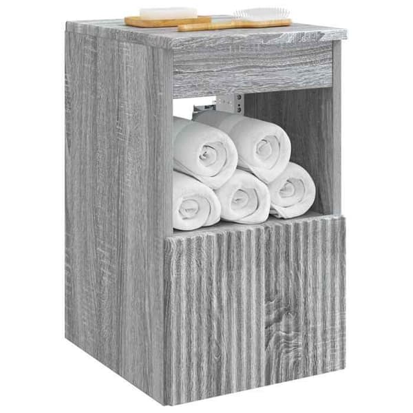 Maison Exclusive - Sonoma grå badeværelsesskab 30 x 35 x 50 cm