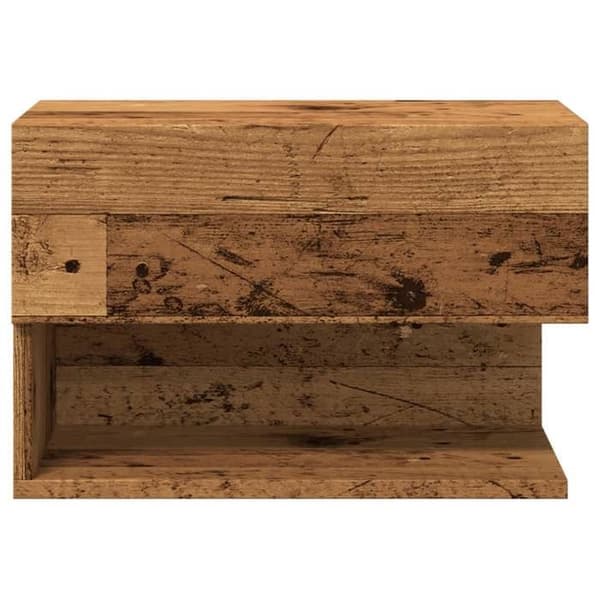 Maison Exclusive - Väggsängbord i gammalt trä