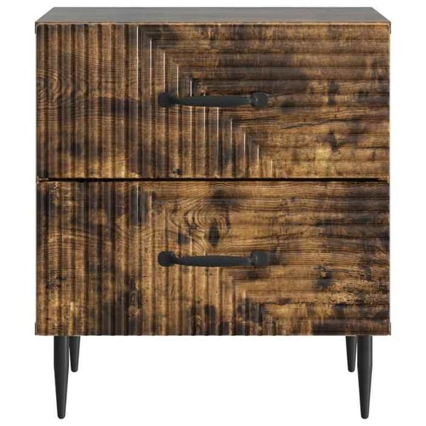 Maison Exclusive - Natbord Røget eg 43 x 34,5 x 47,5 cm