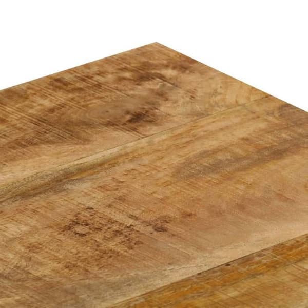 Maison Exclusive - Sofabord 100x50x35 cm Solid mangotræ og stål