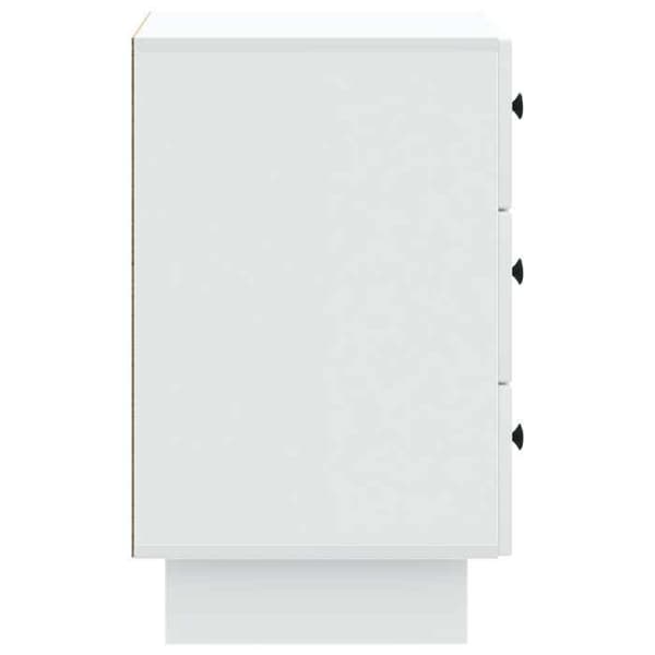 Maison Exclusive - Sängbord Vit 43 x 41 x 66,5 cm Ingenjörsträ