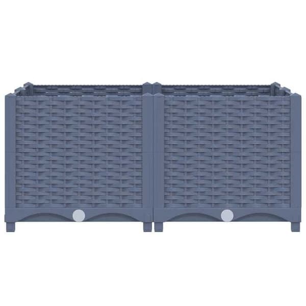Maison Exclusive - Hög säng 80x80x38 cm Polypropylen