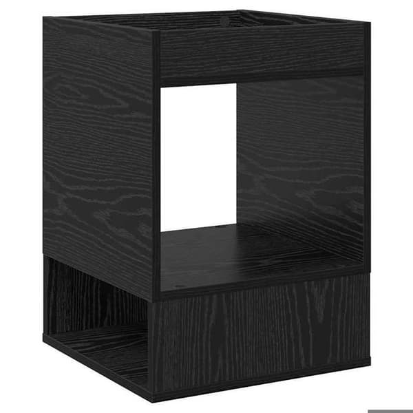Maison Exclusive - Sidebord Sort eg 40 x 40 x 56 cm Ingeniørtræ