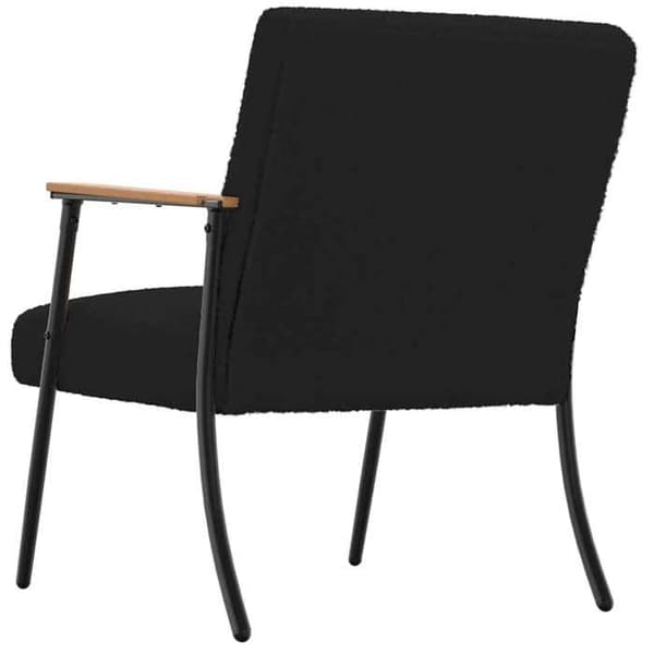 Maison Exclusive - sort stofstol der ligner boucle uld