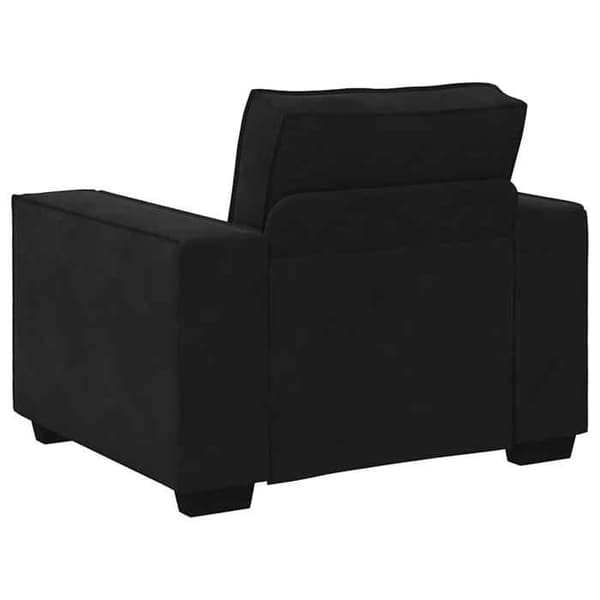 Maison Exclusive - Musta nojatuoli 100x78x84 cm sametti