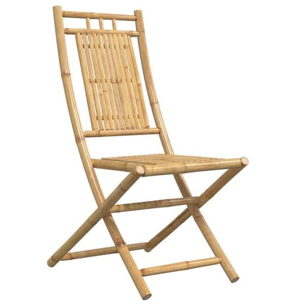 Foldestol have - MAISON EXCLUSIVE - Sæt af 8 - Bambus - Foldbar - Belastning 110 kg Ej specificerat