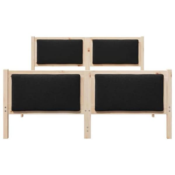 Sengestel - EKSKLUSIV HUS - Standardmodel - Massiv fyr - Polyester hovedgærde - Lamelseng