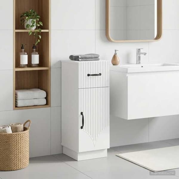 Maison Exclusive - Badeværelsesopbevaringsmøbel HOORN Hvid