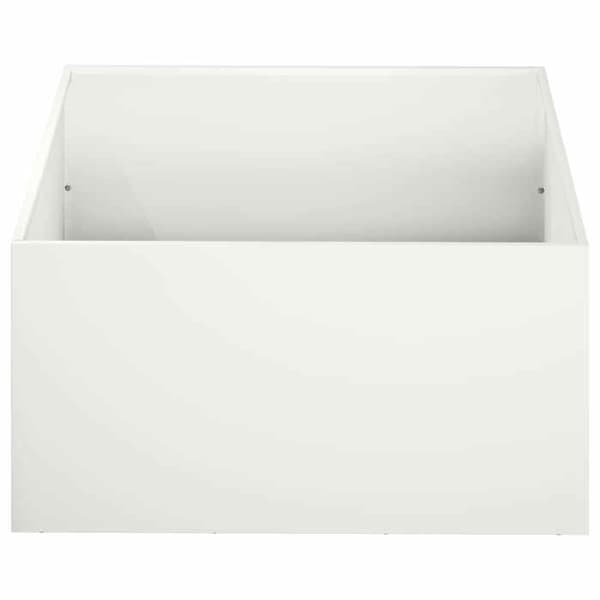 Maison Exclusive - Trädgårdskrukor 2 st Vit 40 x 40 x 30 cm