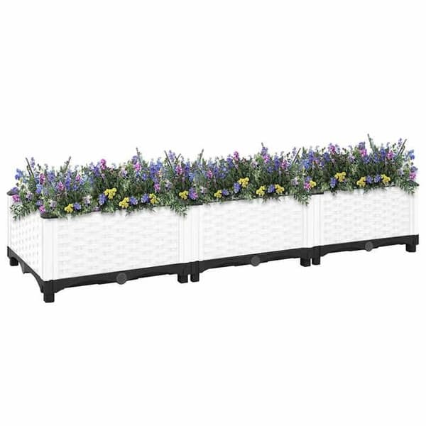 Maison Exclusive - Hög säng 120x40x23 cm Polypropylen Vit