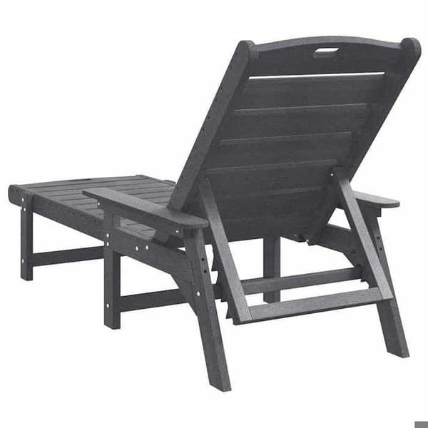 Maison Exclusive - Vaaleanharmaa HDPE -aurinkotuoli