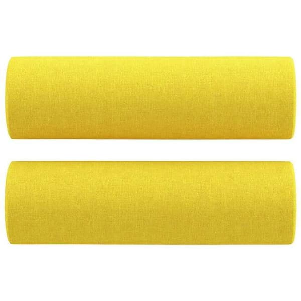 Maison Exclusive - Sæt af 2 sofaer med lysegule puder i stof