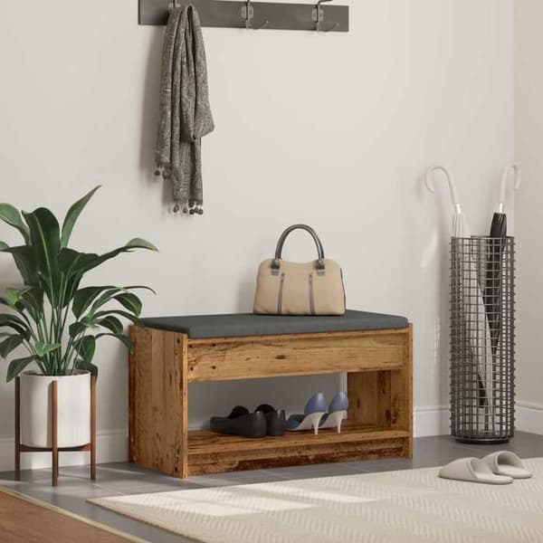 Maison Exclusive - Vanha puinen eteispankki 83 x 38 x 45 cm