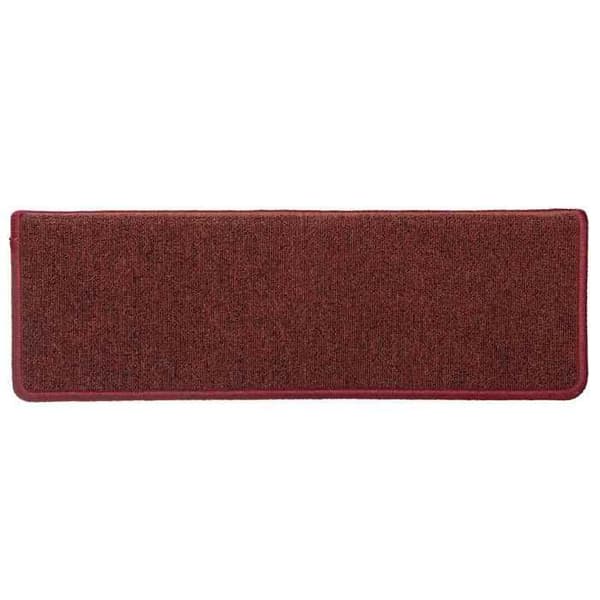 Maison Exclusive - Trappe tæppe 30 stykker 65 x 21 x 4 cm Bordeaux rektangulær kant