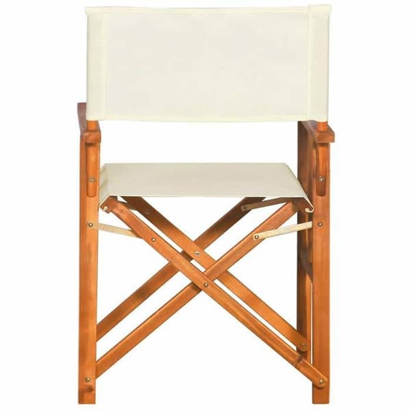 Maison Exclusive - Regissörsstolar set om 2 i massiv akaciaträ