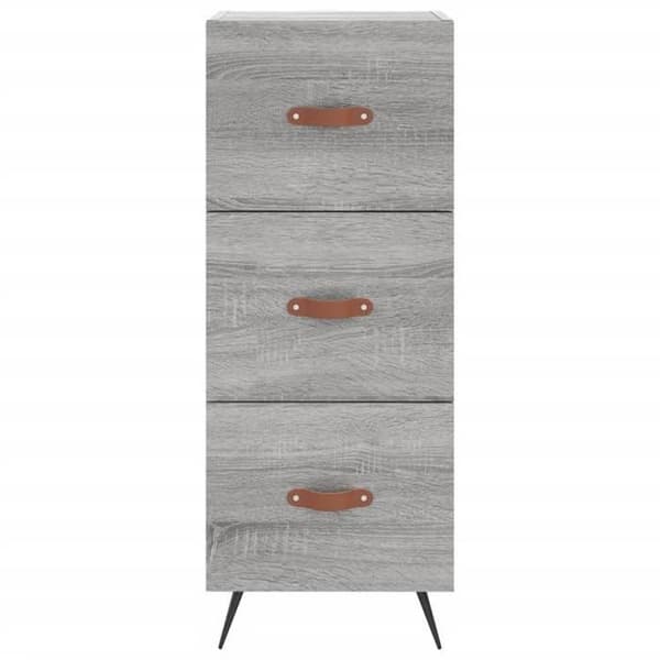Maison Exclusive - Buffet Sonoma grå 34,5x34x90 cm Ingeniørtræ