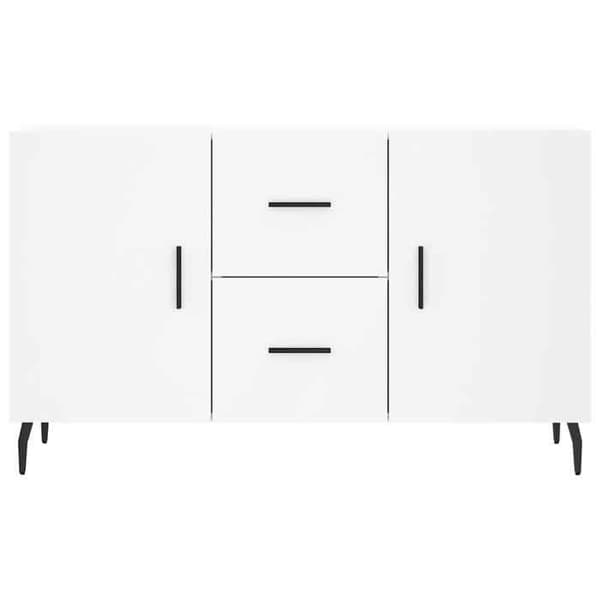 Maison Exclusive - Vit buffé 100x36x60 cm ingenjörsträ