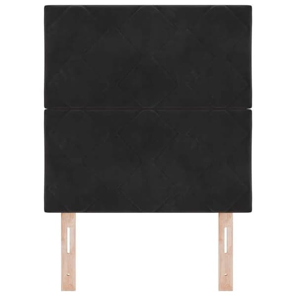 Maison Exclusive - Musta pääty 80 cm Sametti Svart