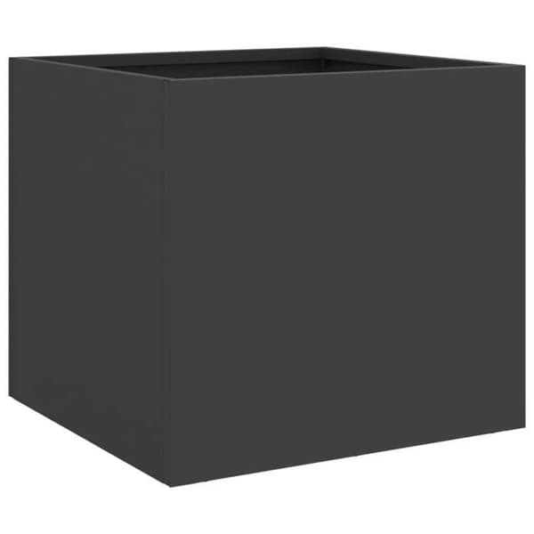 Maison Exclusive - Svart kruka 32x30x29 cm stål