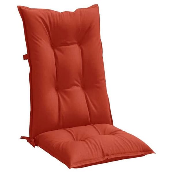 Maison Exclusive - Kuddar för stolar med hög rygg, 4-pack, röd blandad tyg