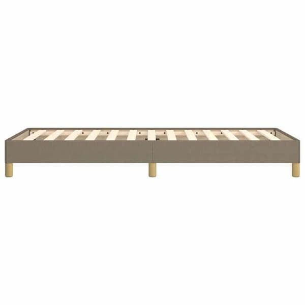 Sengestel - EKSKLUSIV HUS - 80x200 cm - Taupe - Polyesterstof - Lamelseng Mol