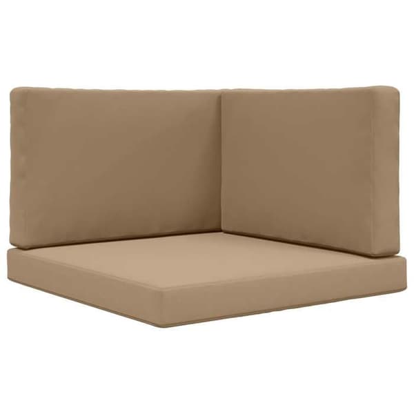 Maison Exclusive - Utomhus soffkudde Polyester Taupe 80 x 80 cm Mol