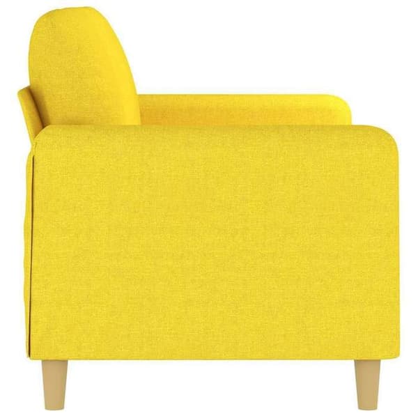 Maison Exclusive - 2-personers sofa i lys gul 140 cm stof