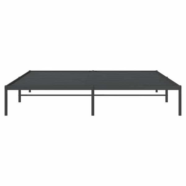 Maison Exclusive - Metal sengestel uden madras sort 200x200 cm