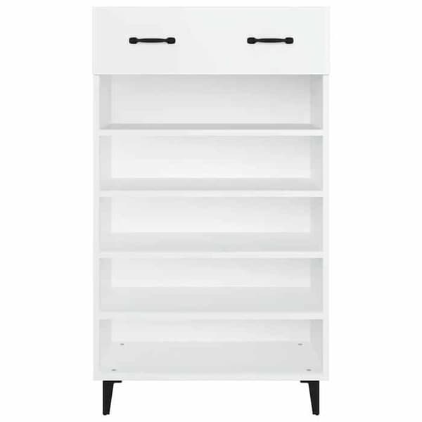 Maison Exclusive - Skoskåp Vit 60x35x105 cm Ingenjörsträ